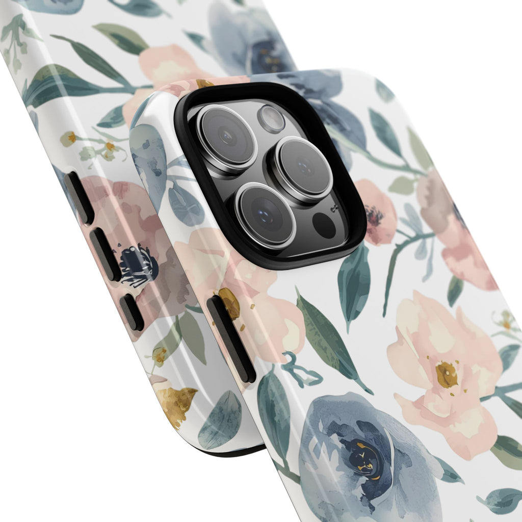 Soft Floral iPhone Case – Elegant Pastel Flower Protective Phone Cover