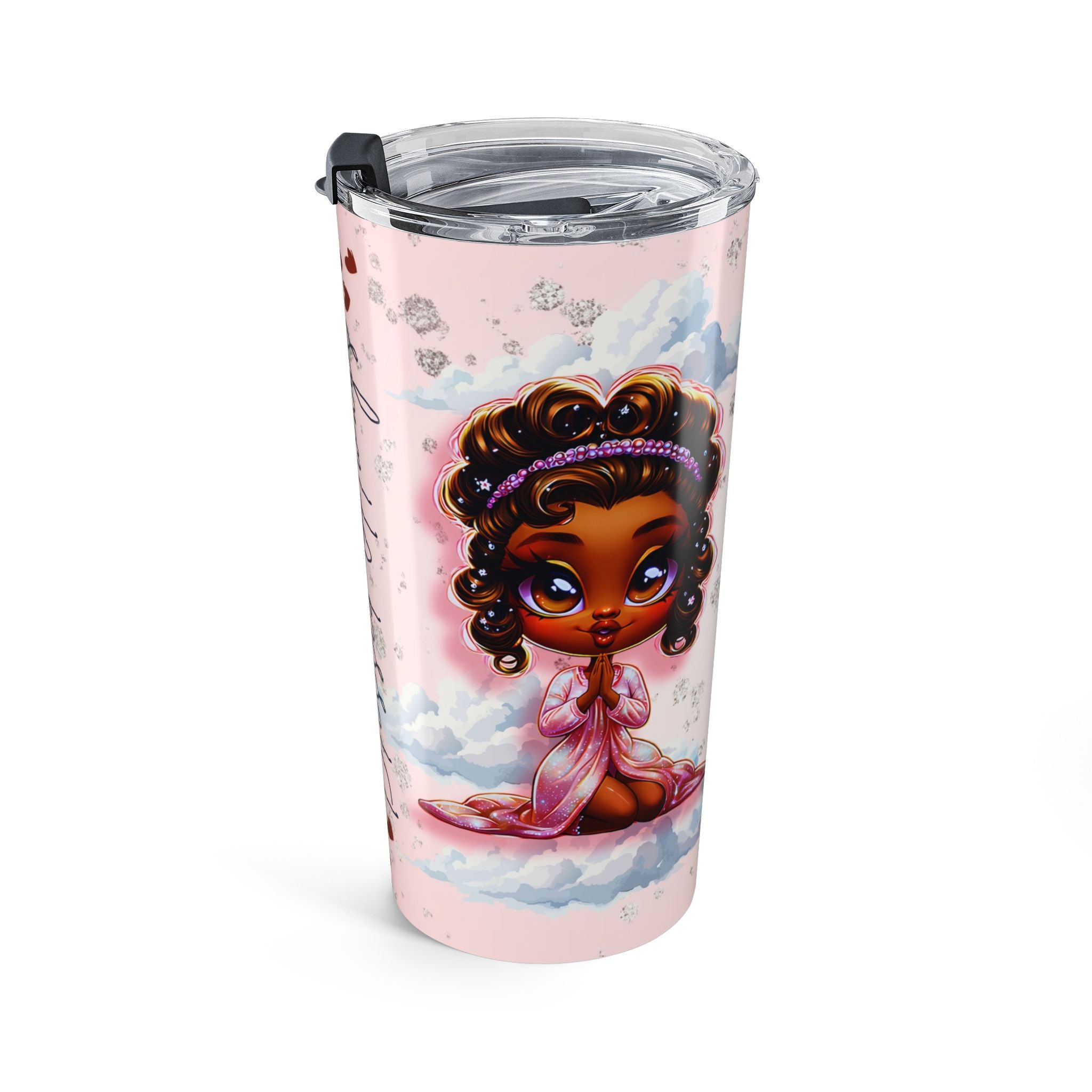 Blessed Always 20oz Tumbler — Pink Inspirational Travel Mug