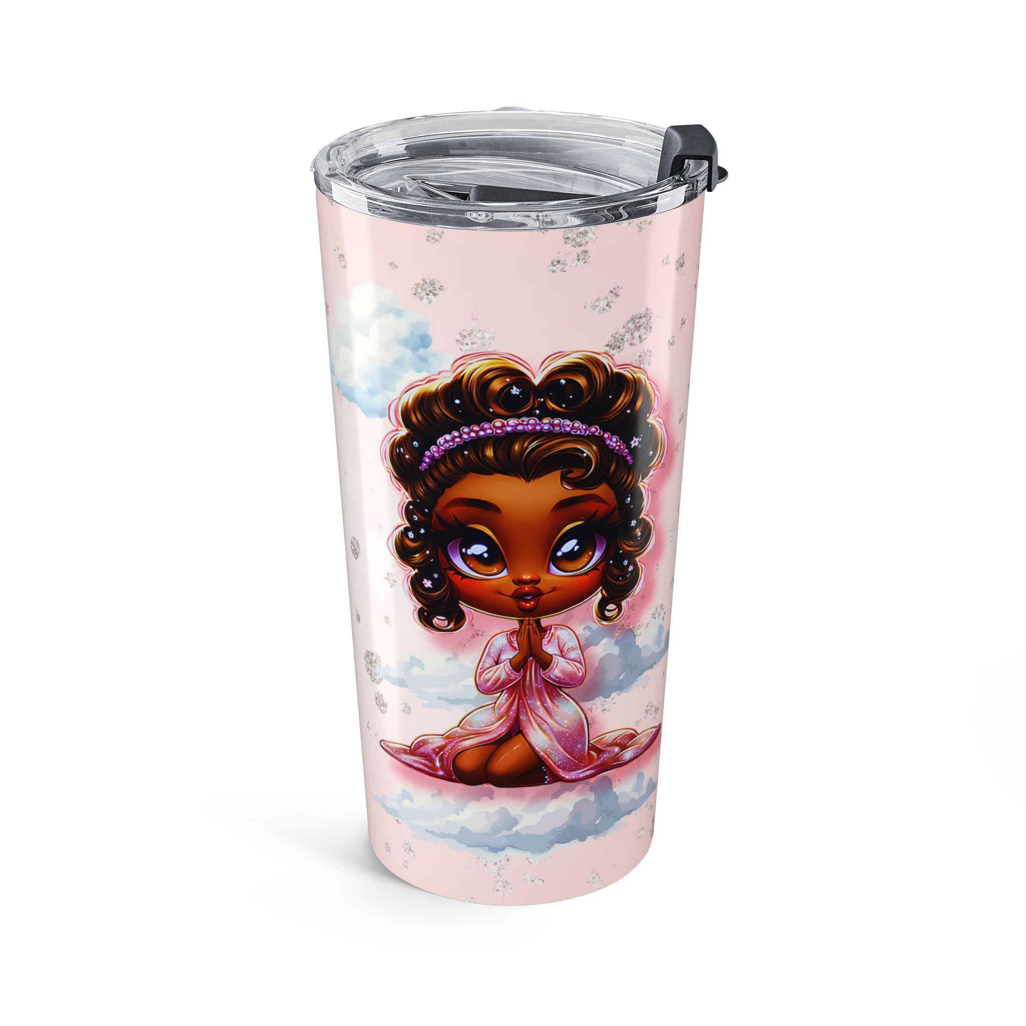 Blessed Always 20oz Tumbler — Pink Inspirational Travel Mug