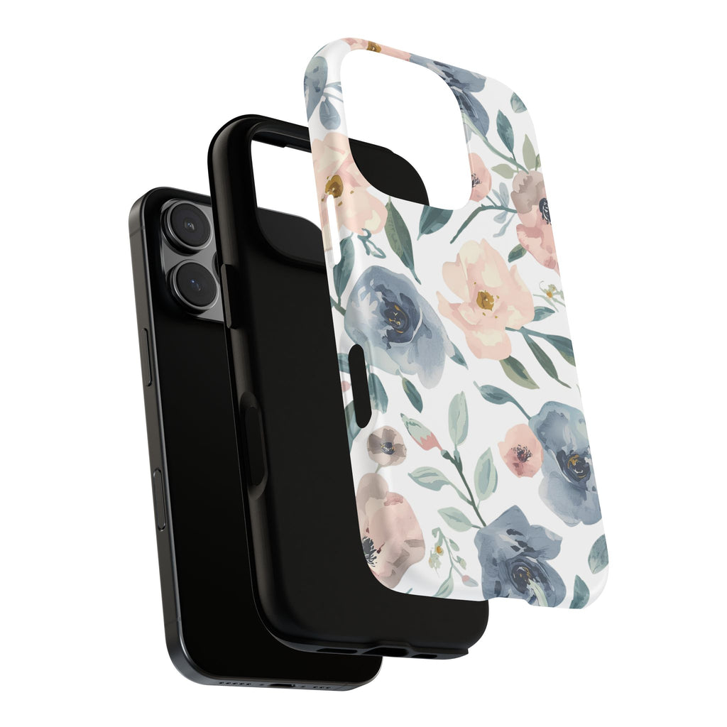 Soft Floral iPhone Case – Elegant Pastel Flower Protective Phone Cover
