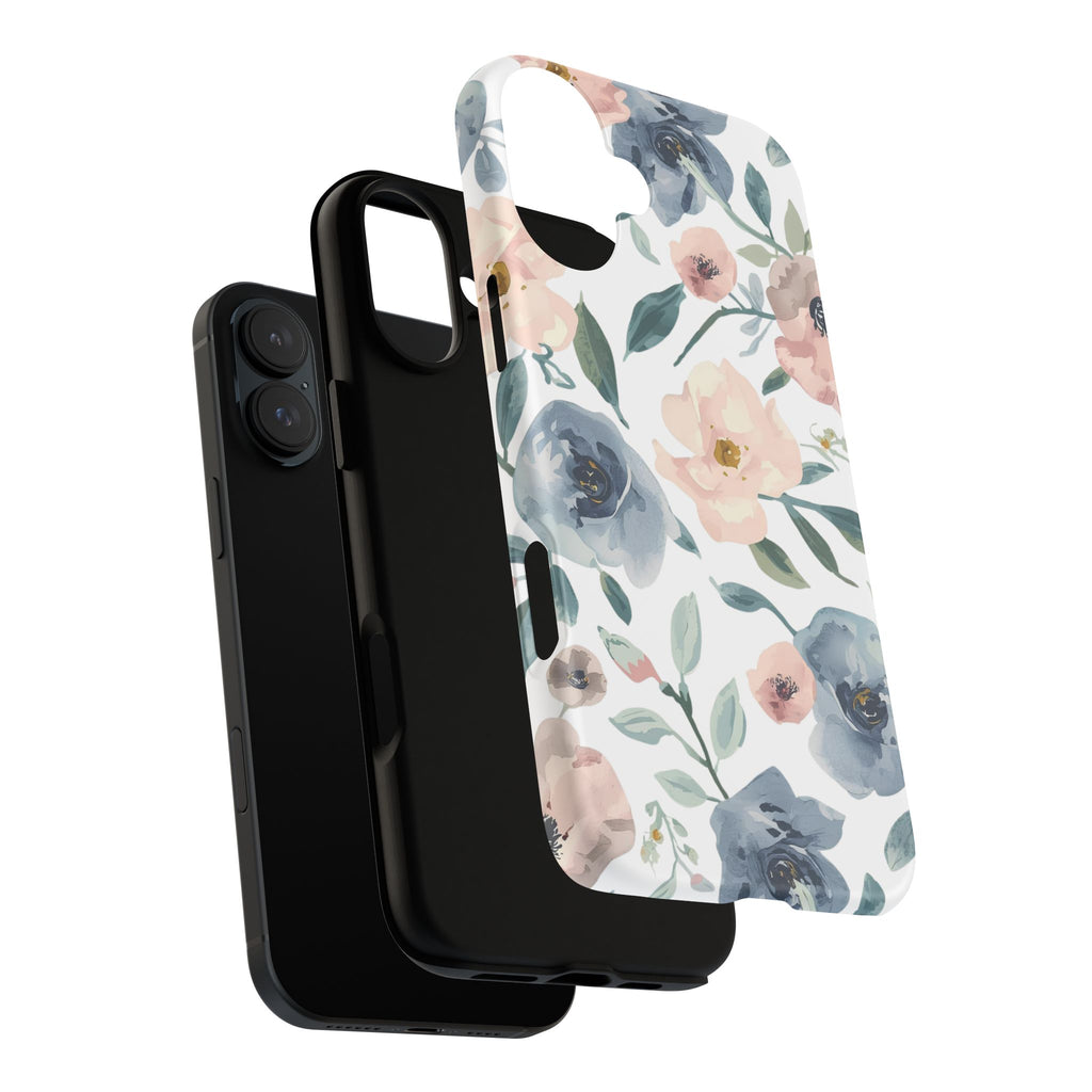 Soft Floral iPhone Case – Elegant Pastel Flower Protective Phone Cover