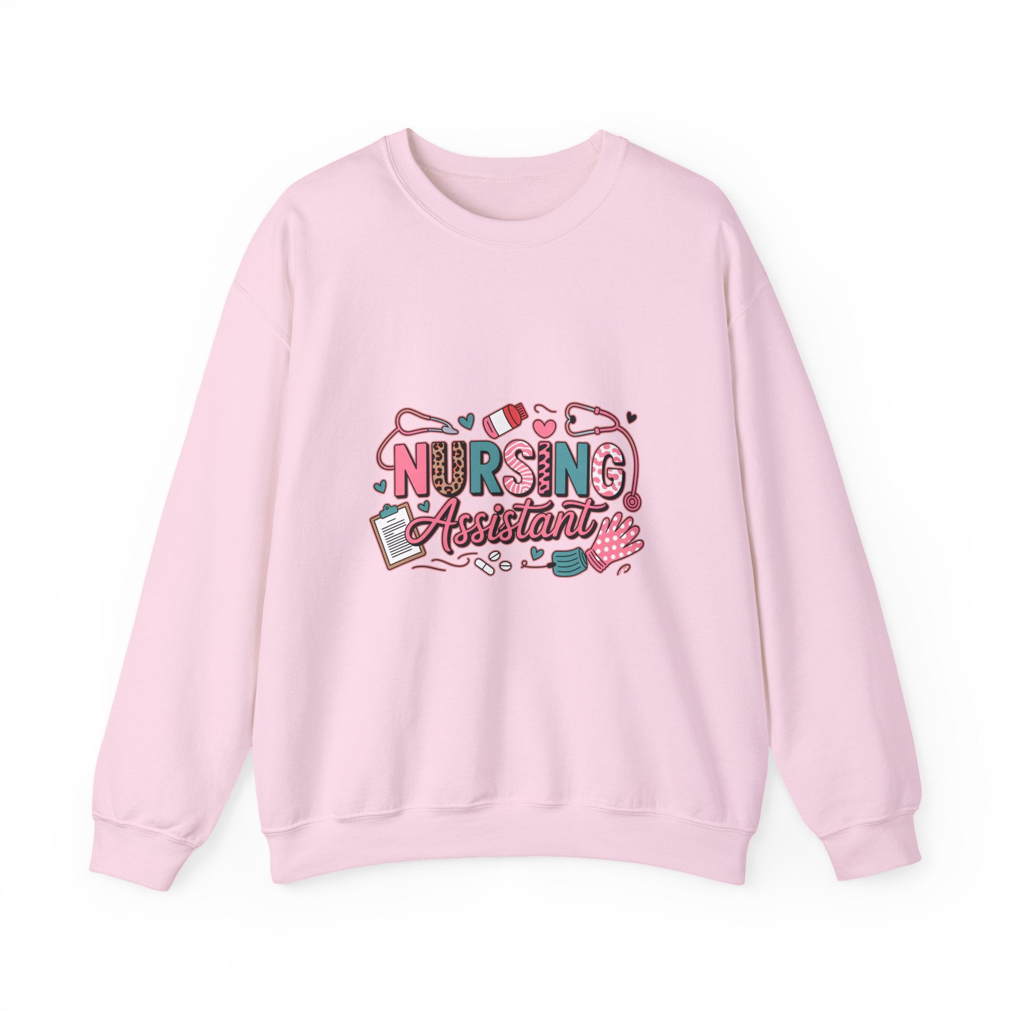Nursing Assistant Graphic Sweatshirt – Badge Design