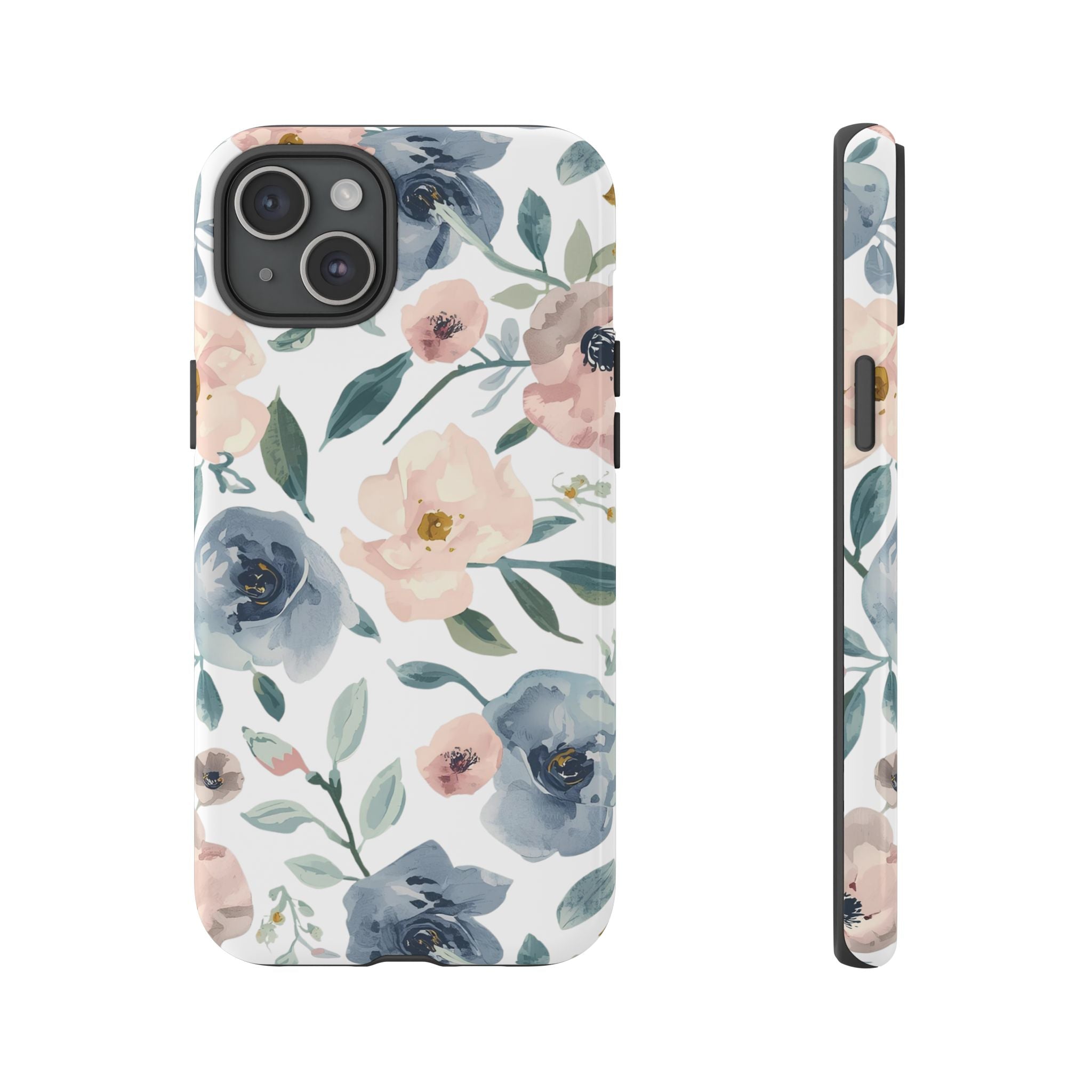 Soft Floral iPhone Case – Elegant Pastel Flower Protective Phone Cover
