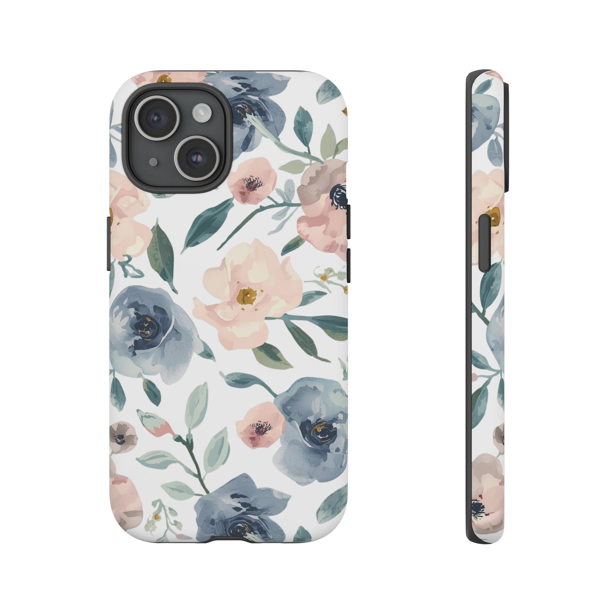 Soft Floral iPhone Case – Elegant Pastel Flower Protective Phone Cover