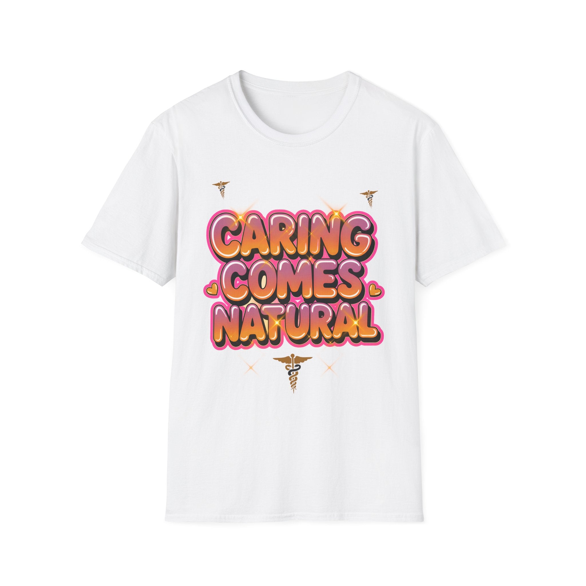 Caring Comes Natural Graphic T-Shirt