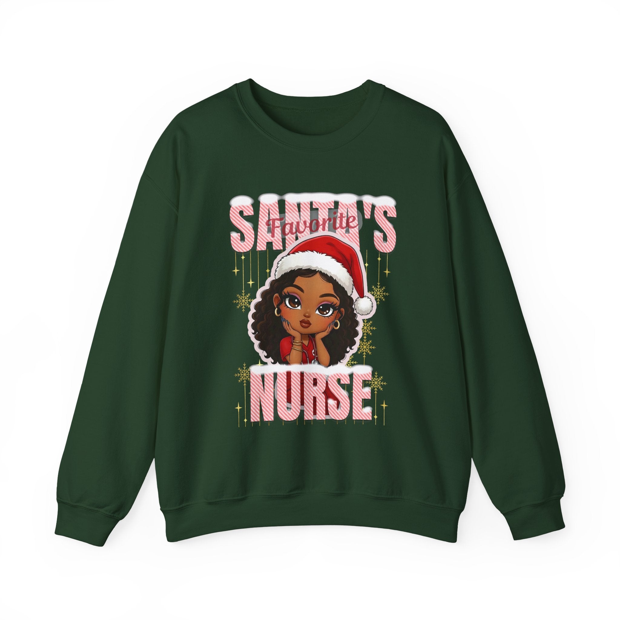 "Santa's Favorite Nurse" Sweatshirt