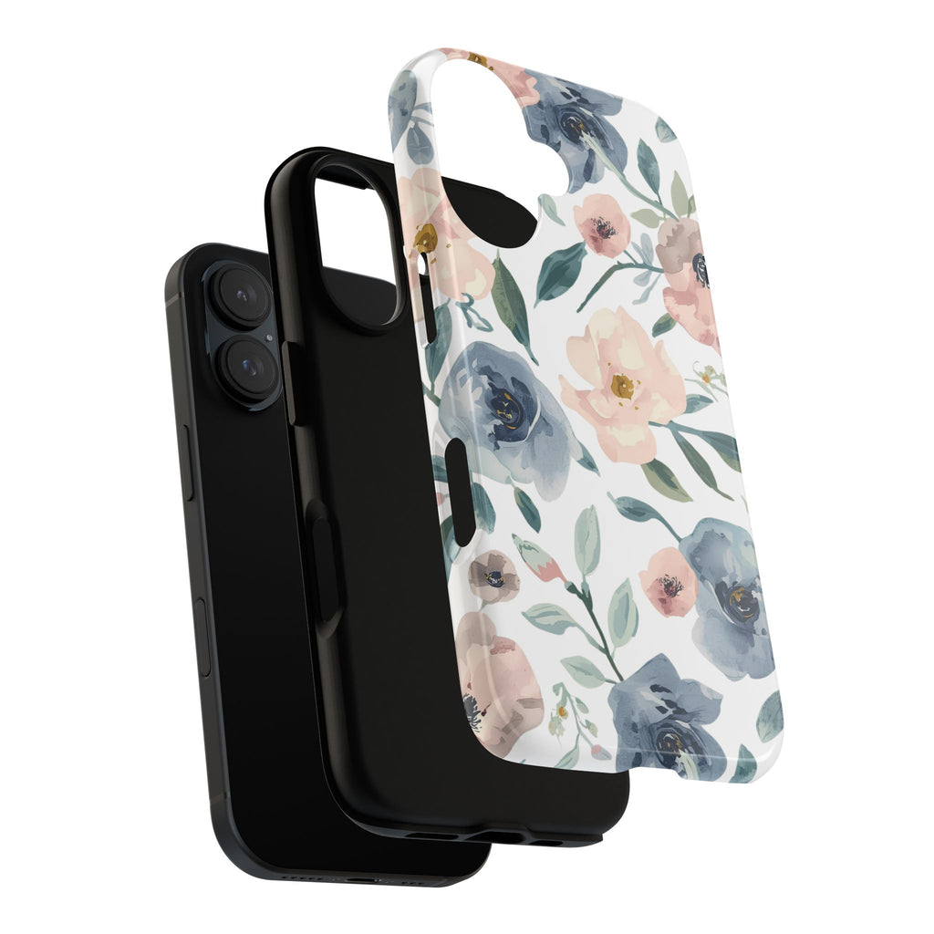 Soft Floral iPhone Case – Elegant Pastel Flower Protective Phone Cover