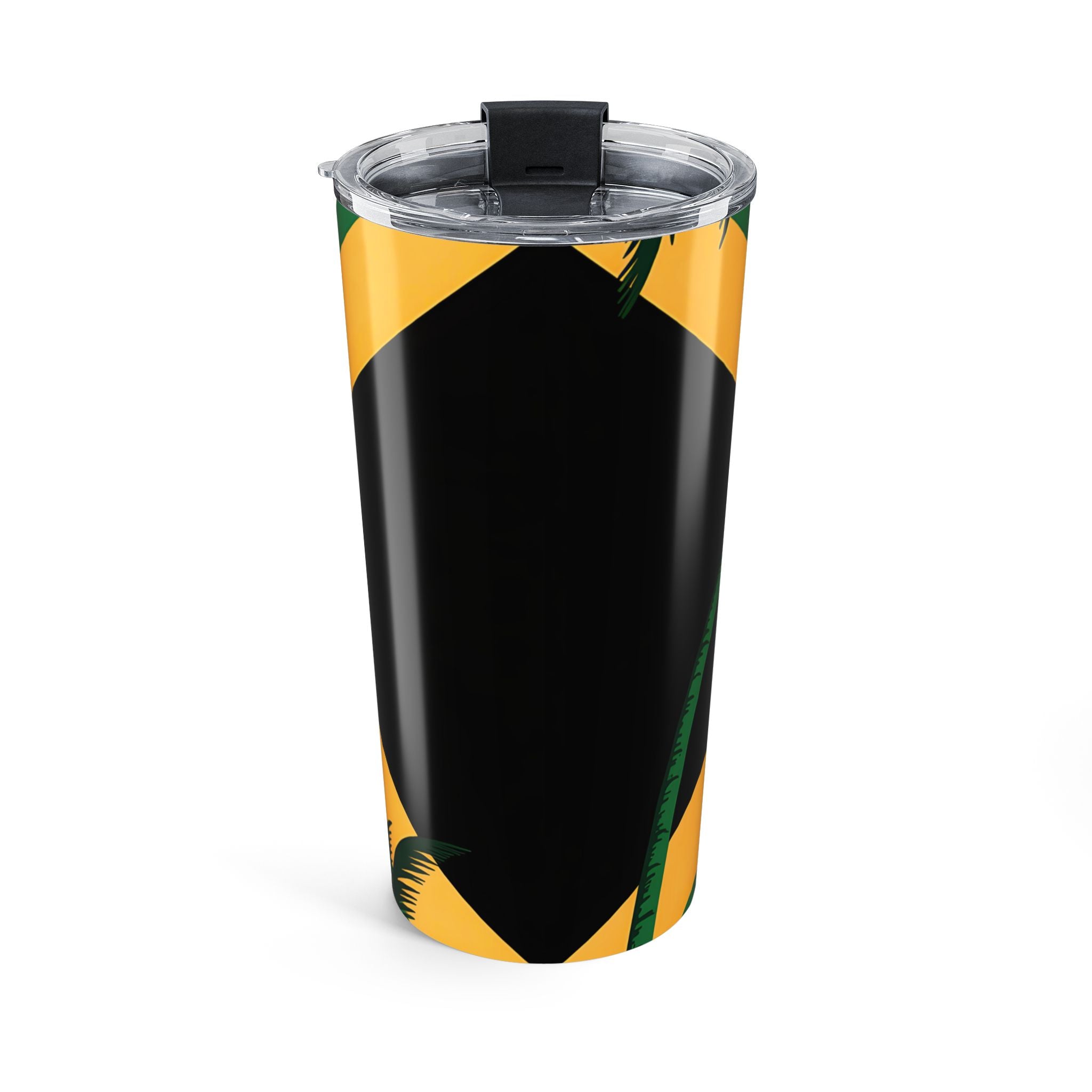 Jamaica Flag Tropical Skinny Tumbler Wrap – 20oz Island Vibes Stainless Steel Travel Cup