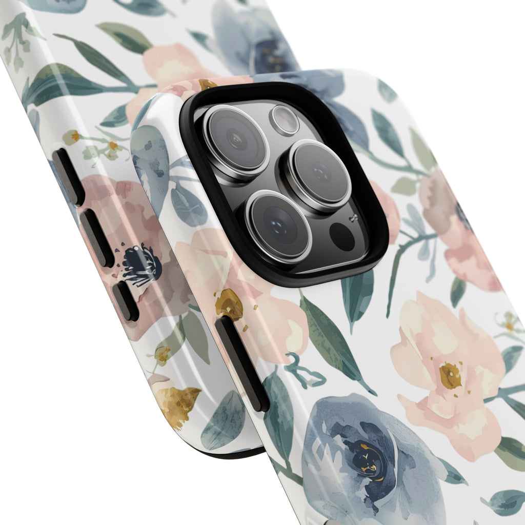 Soft Floral iPhone Case – Elegant Pastel Flower Protective Phone Cover