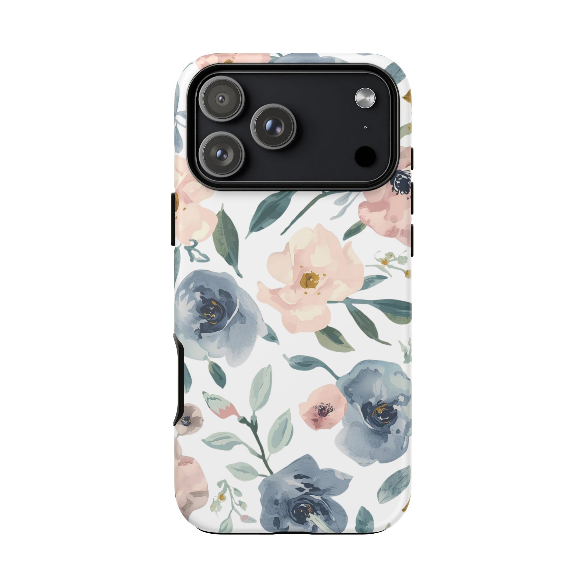 Soft Floral iPhone Case – Elegant Pastel Flower Protective Phone Cover