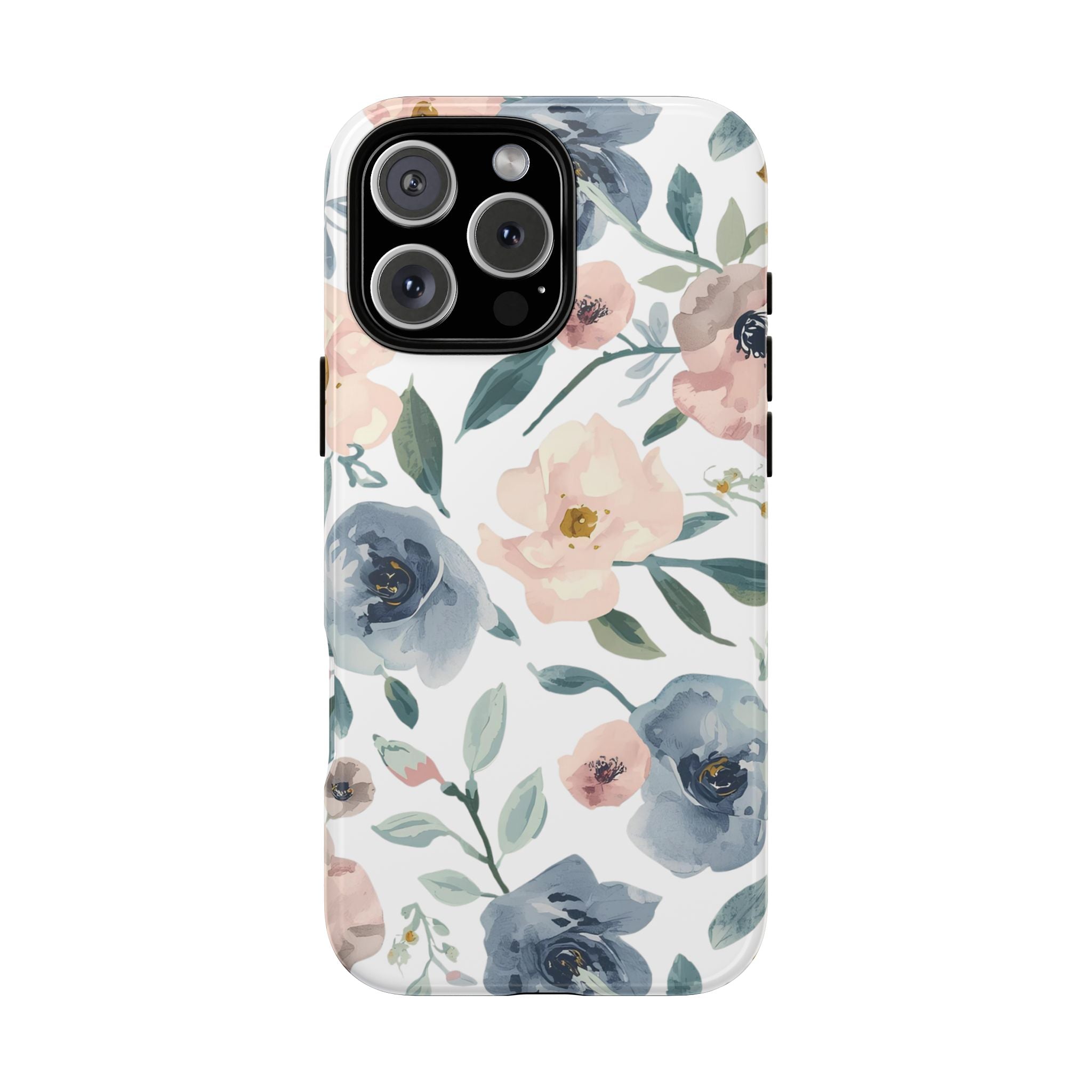 Soft Floral iPhone Case – Elegant Pastel Flower Protective Phone Cover