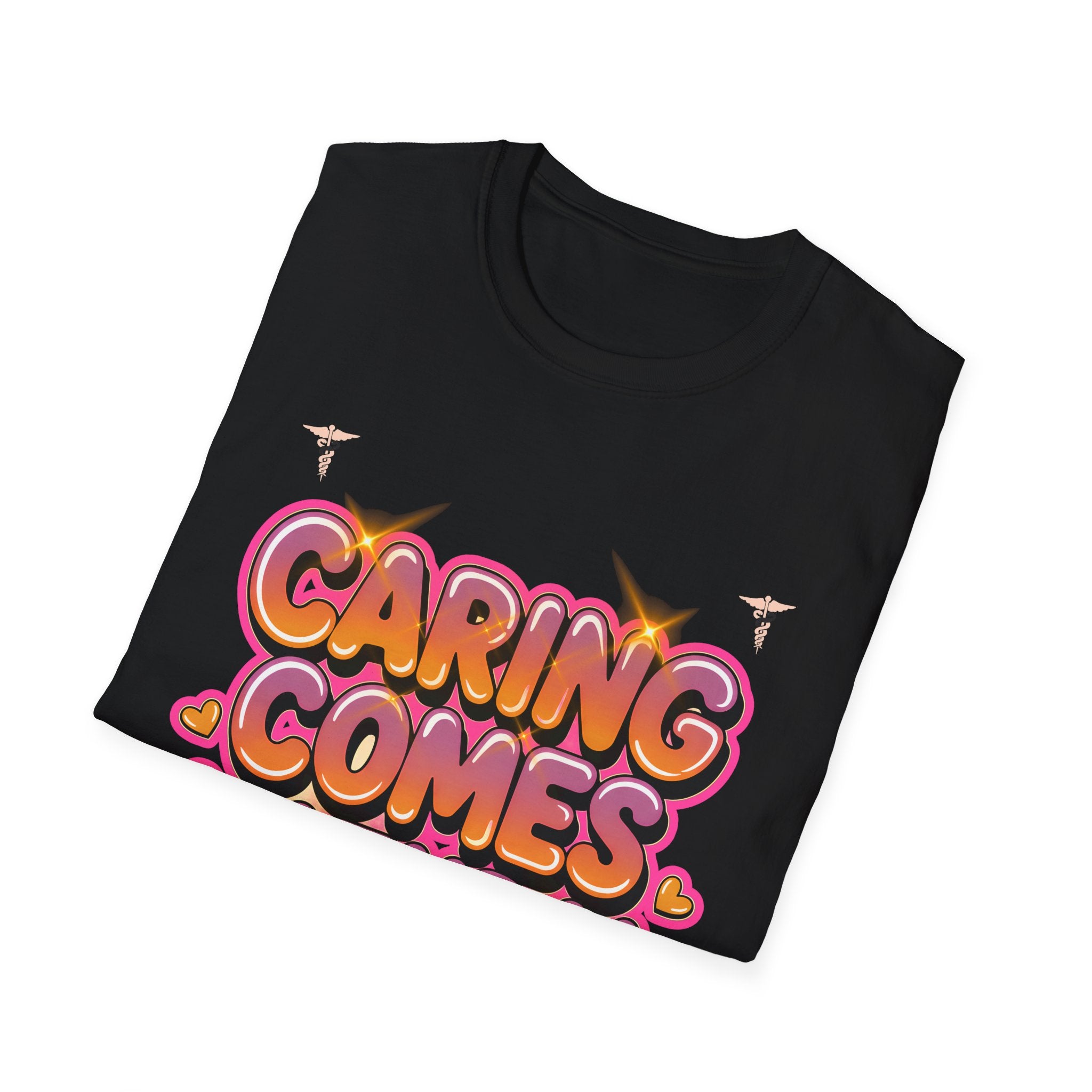 Caring Comes Natural Graphic T-Shirt