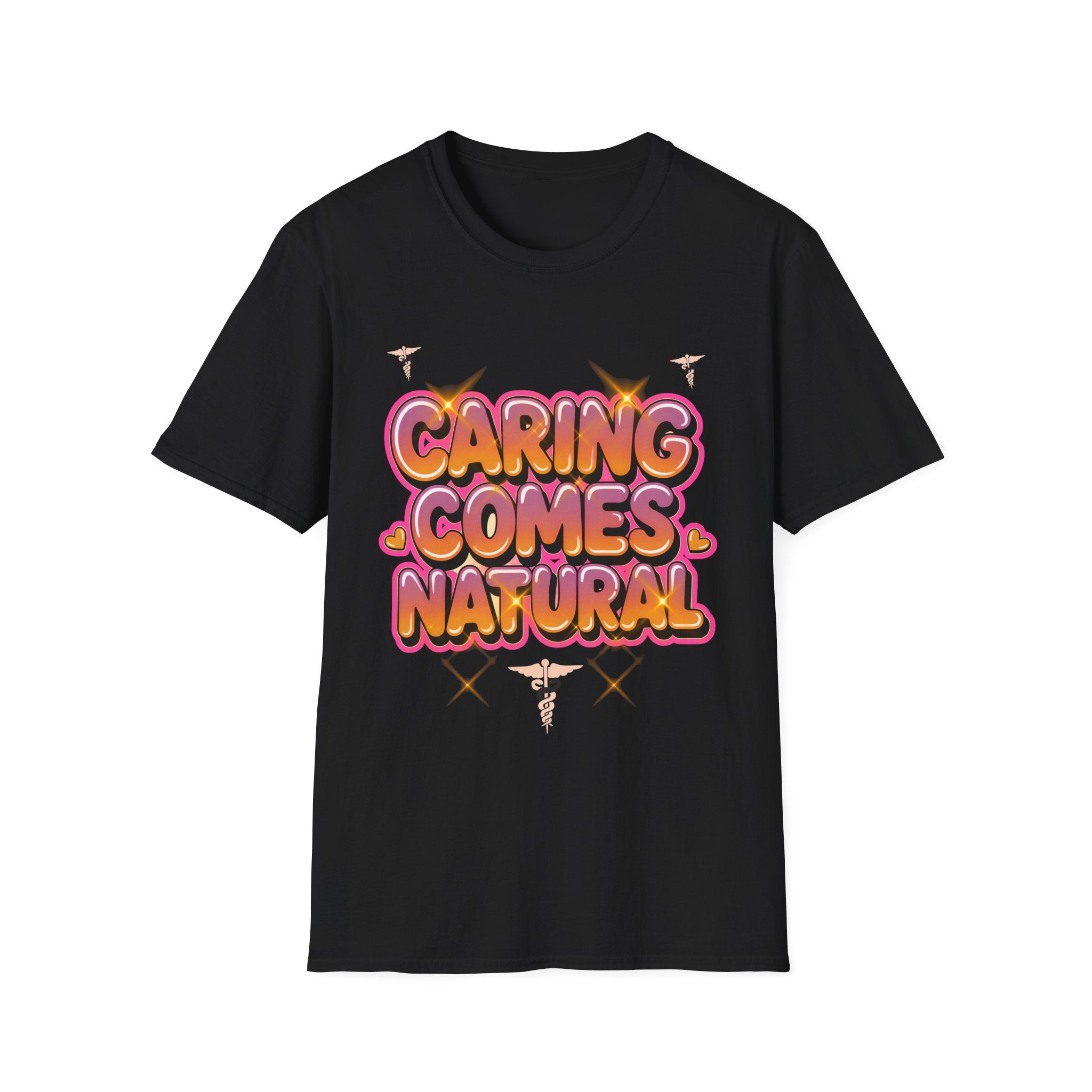 Caring Comes Natural Graphic T-Shirt