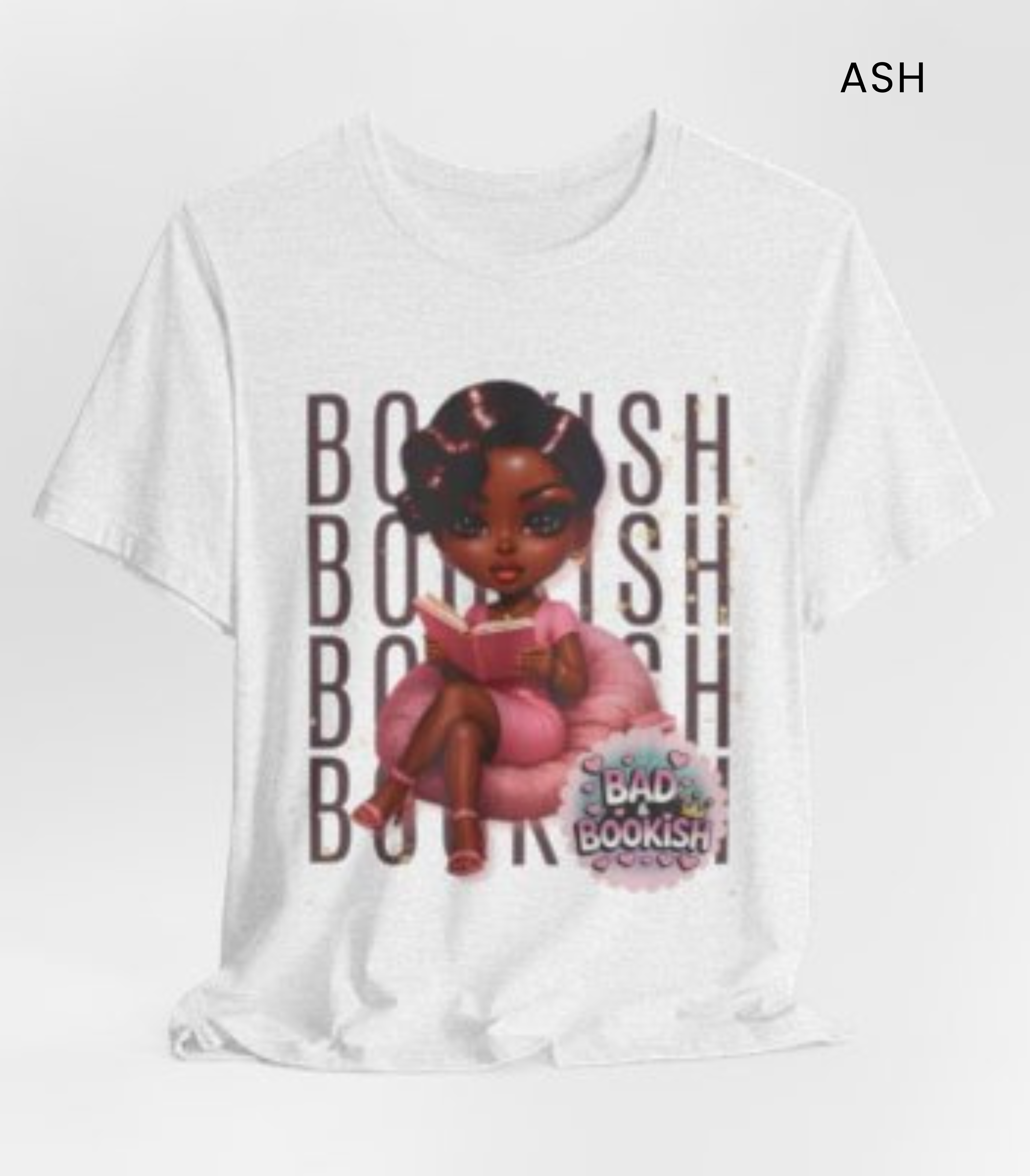 Bookish Babe Tee — "Bad & Bookish" Graphic T‑Shirt