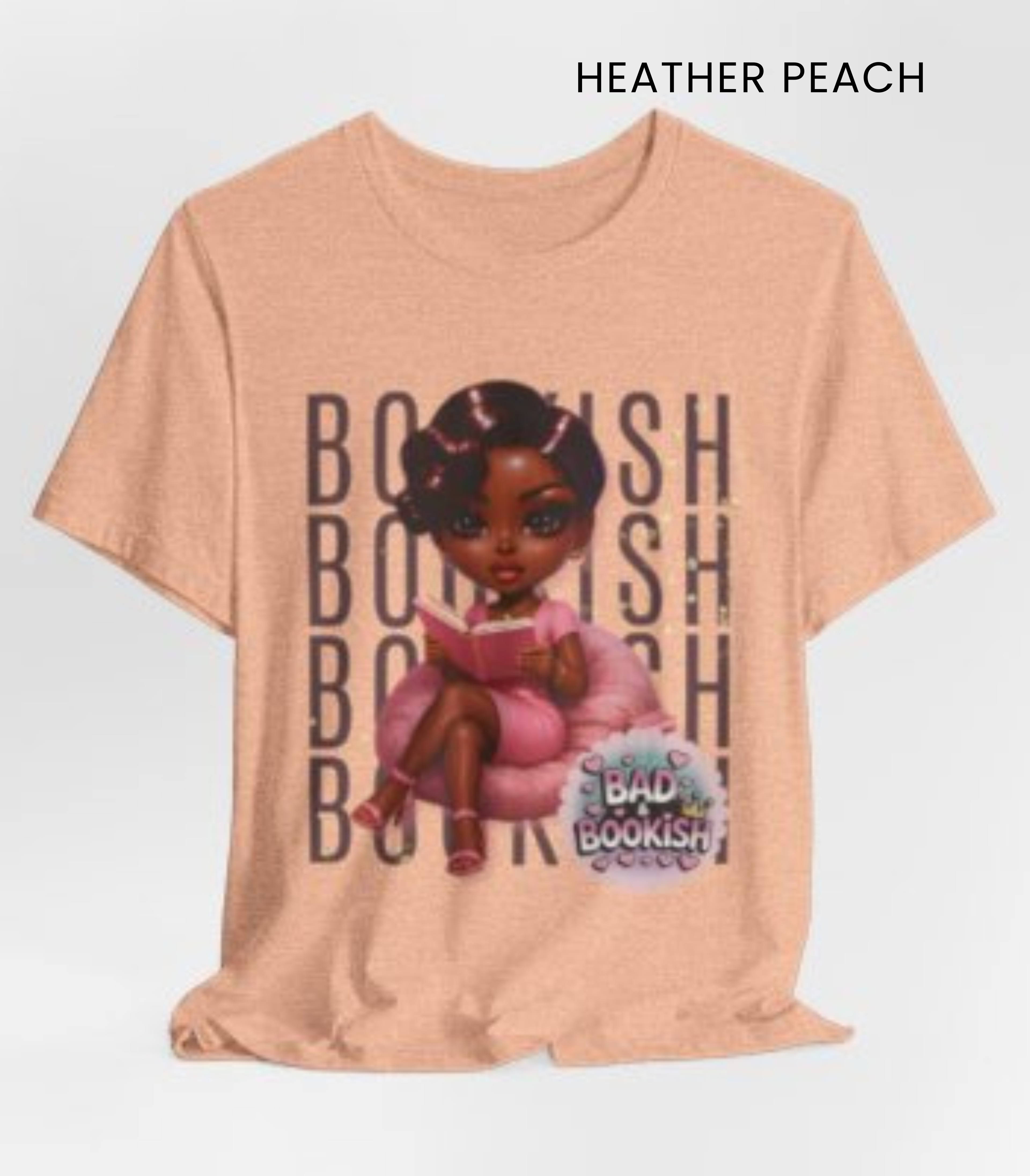 Bookish Babe Tee — "Bad & Bookish" Graphic T‑Shirt