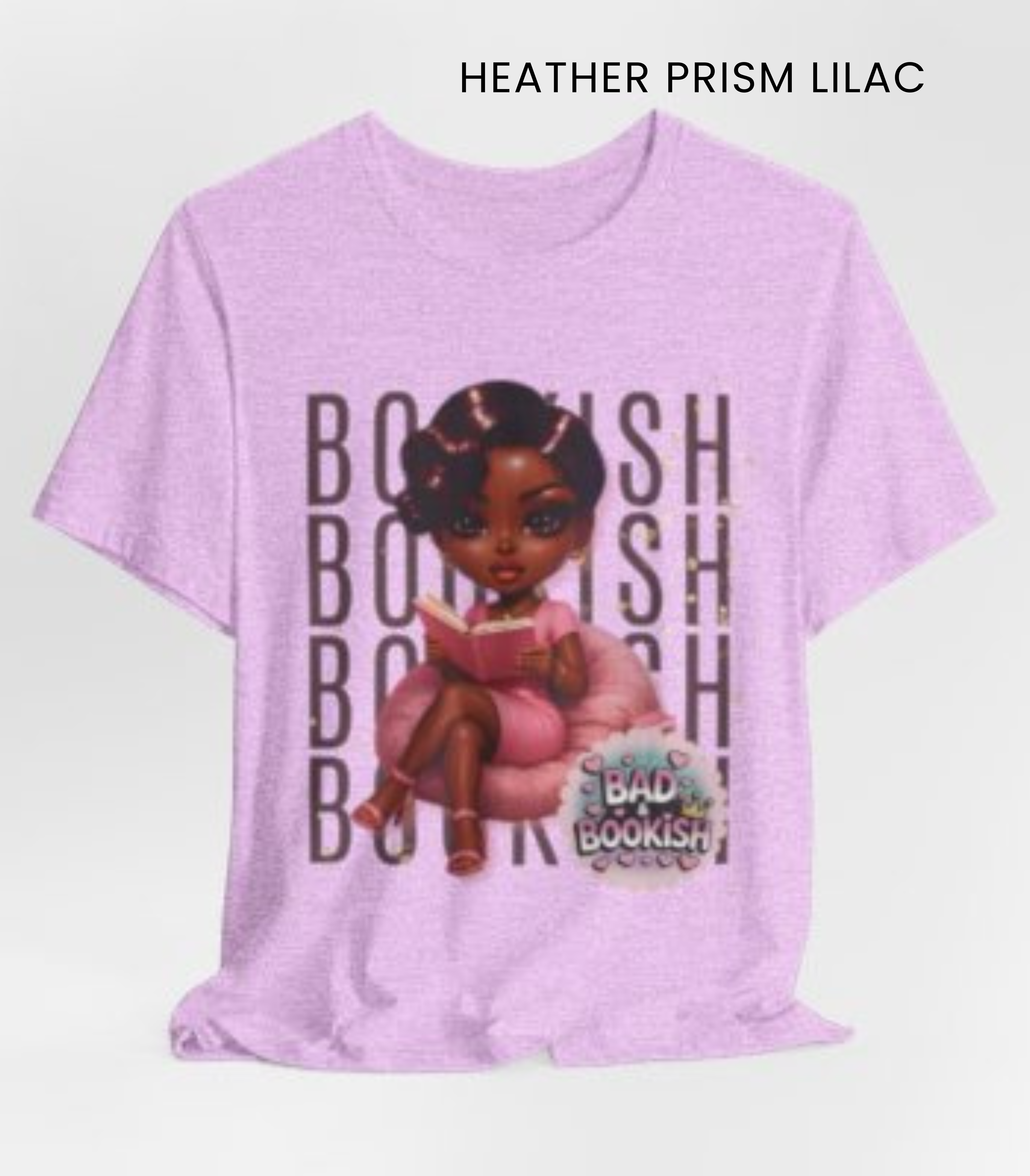 Bookish Babe Tee — "Bad & Bookish" Graphic T‑Shirt