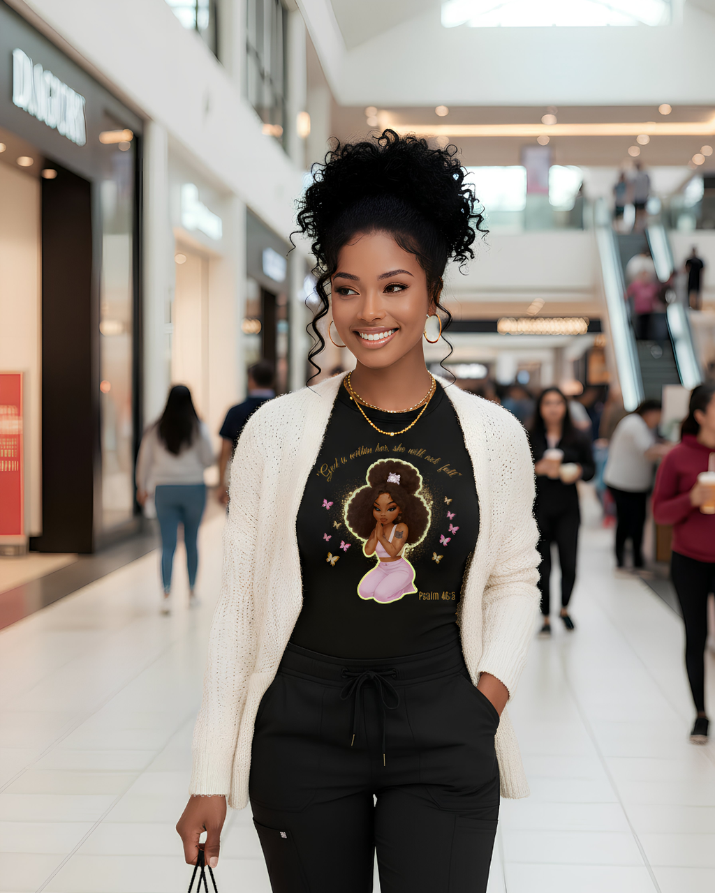 Psalm 46:5 Graphic T-Shirt Design