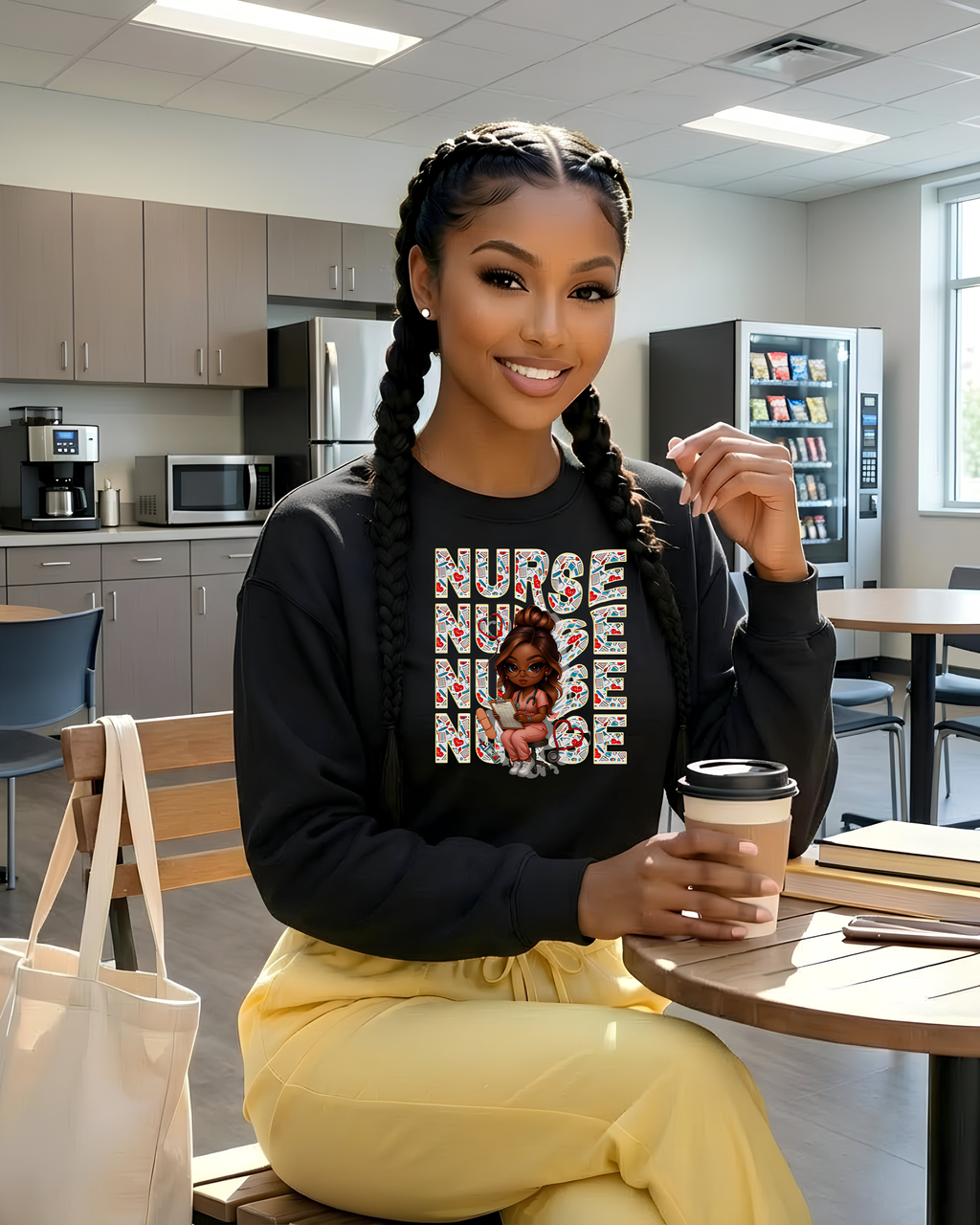 Nurse Graphic Sweatshirt